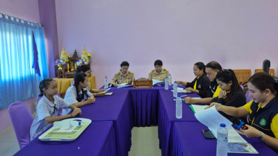 **ศูนย์ฯ1 ลงพื้นที่โรงเรียนวัดบางเดื่อ เพื่อจัดทำVTR ... พารามิเตอร์รูปภาพ 1