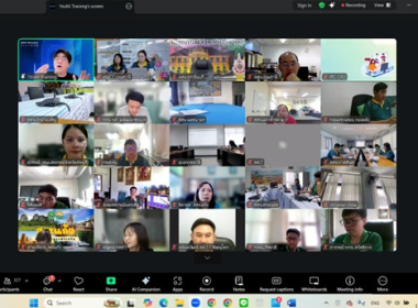 **ศูนย์ฯ 1 ร่วมโครงการอบรม หลักสูตร “การใช้โปรแกรม Zoom ... พารามิเตอร์รูปภาพ 12