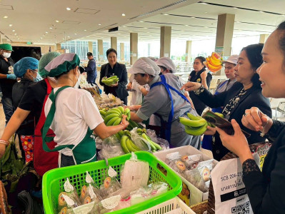 ศูนย์ฯ 1 ร่วมติดตามการจัดตลาด &quot;กิน อยู่ ดี&quot; ตามแนวทางตลาดนำ ... พารามิเตอร์รูปภาพ 1
