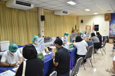**ศูนย์ฯ 1 ร่วมกิจกรรมตรวจสุขภาพประจำปี &quot;ส่งเสริมสุขนิสัย&quot; ... พารามิเตอร์รูปภาพ 1